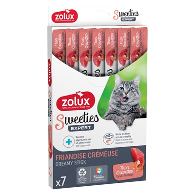 Zolux Sweeties Expert Creamy Stick Tonijn / Garnaal 7X14 Gr