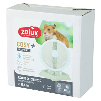 Zolux Looprad Cosy Geruisloos Op Standaard Kunststof 27,5X22X16 Cm
