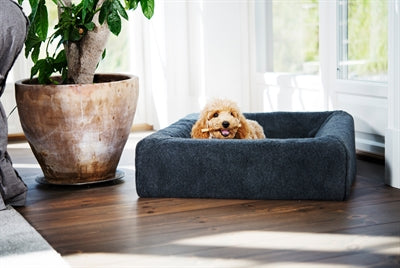 Bia Bed Fleece Hoes Hondenmand Grijs Bia-2 60X50X12,5 Cm