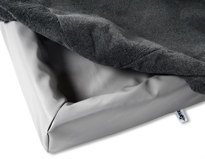 Bia Bed Fleece Hoes Hondenmand Grijs Bia-2 60X50X12,5 Cm