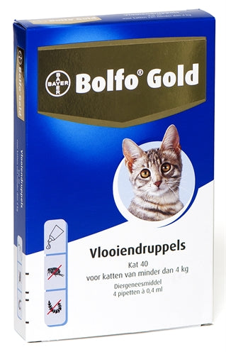 Bolfo Gold Kat Vlooiendruppels 40 2 Pipet