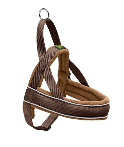 Hunter Harnas Norweger Racing Nylon Bruin / Cognac Xl 72-90X3,8 Cm